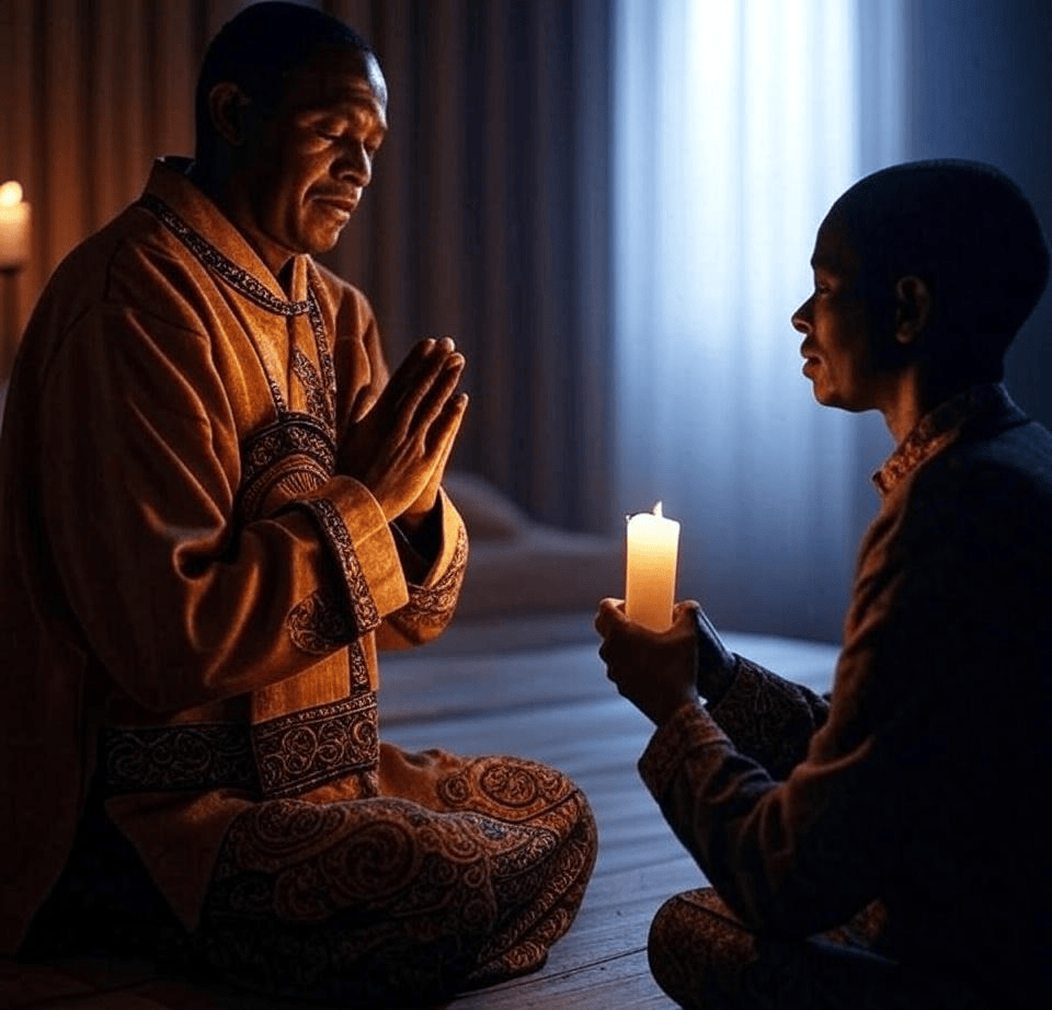 Professor William in Prayer